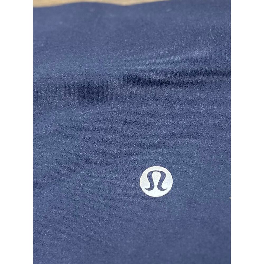 Lululemon Align Super High Rise 10” Biker Shorts Navy Blue Sz 6 Nulu Gym Active - Picture 4 of 7